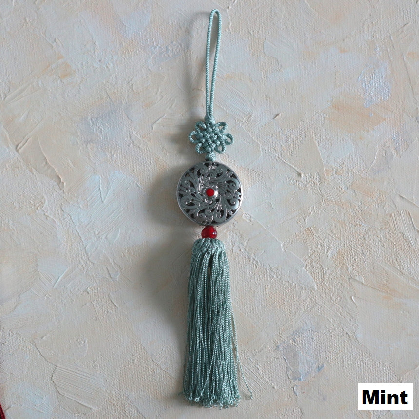 K-pop Norigae Pendant – Silver Ornament Charm