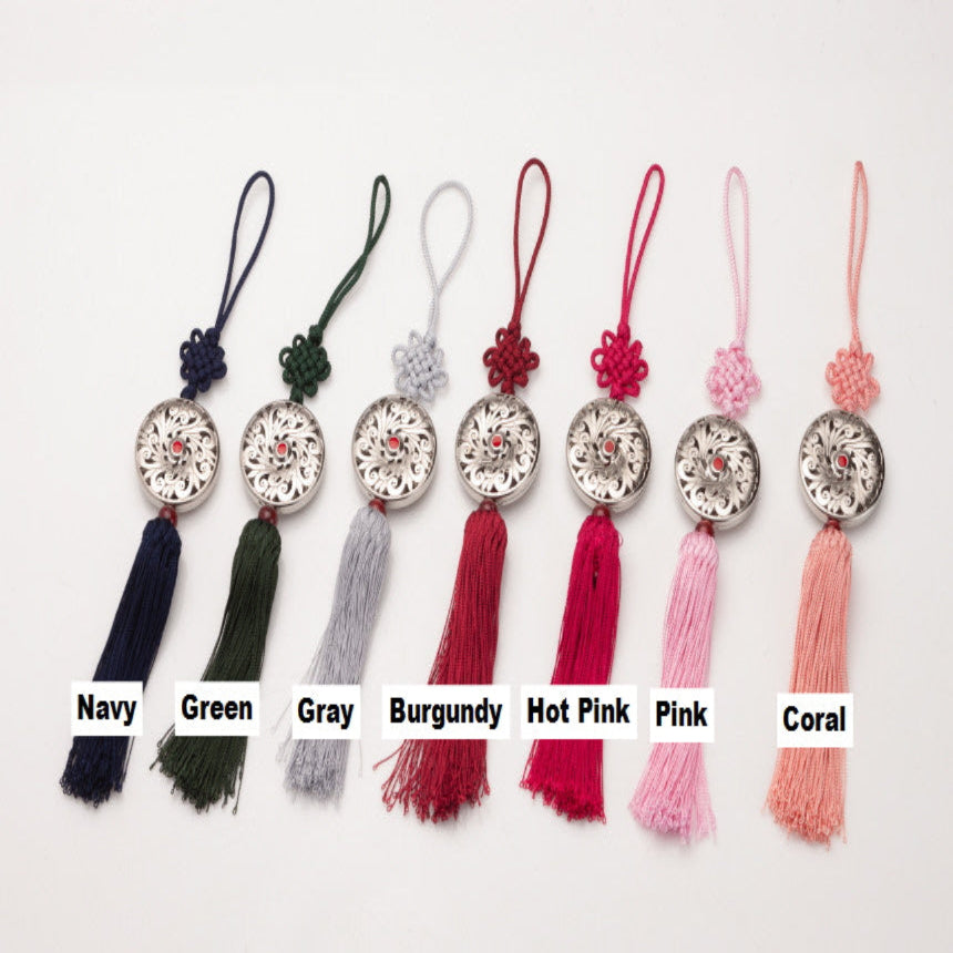 K-pop Norigae Pendant – Silver Ornament Charm
